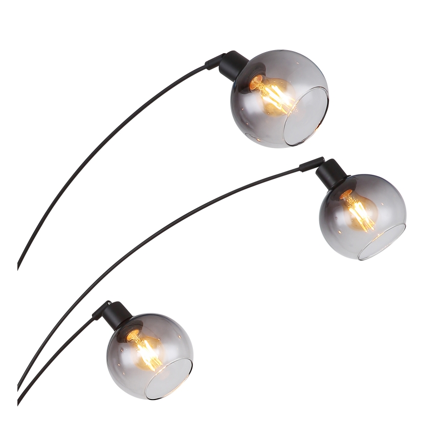 Globo - Grīdas stāvlampa 5xE27/40W/230V dūmakains