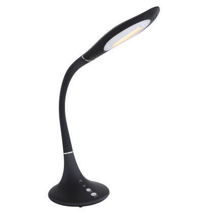 Globo - LED regulējama pieskāriena elastīga galda lampa LED/9W/230V 3000/4500/6500K melna