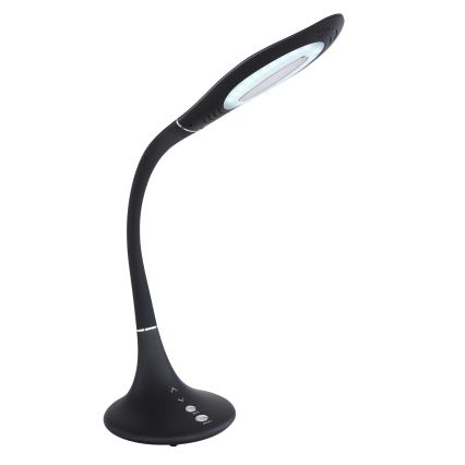 Globo - LED regulējama pieskāriena elastīga galda lampa LED/9W/230V 3000/4500/6500K melna