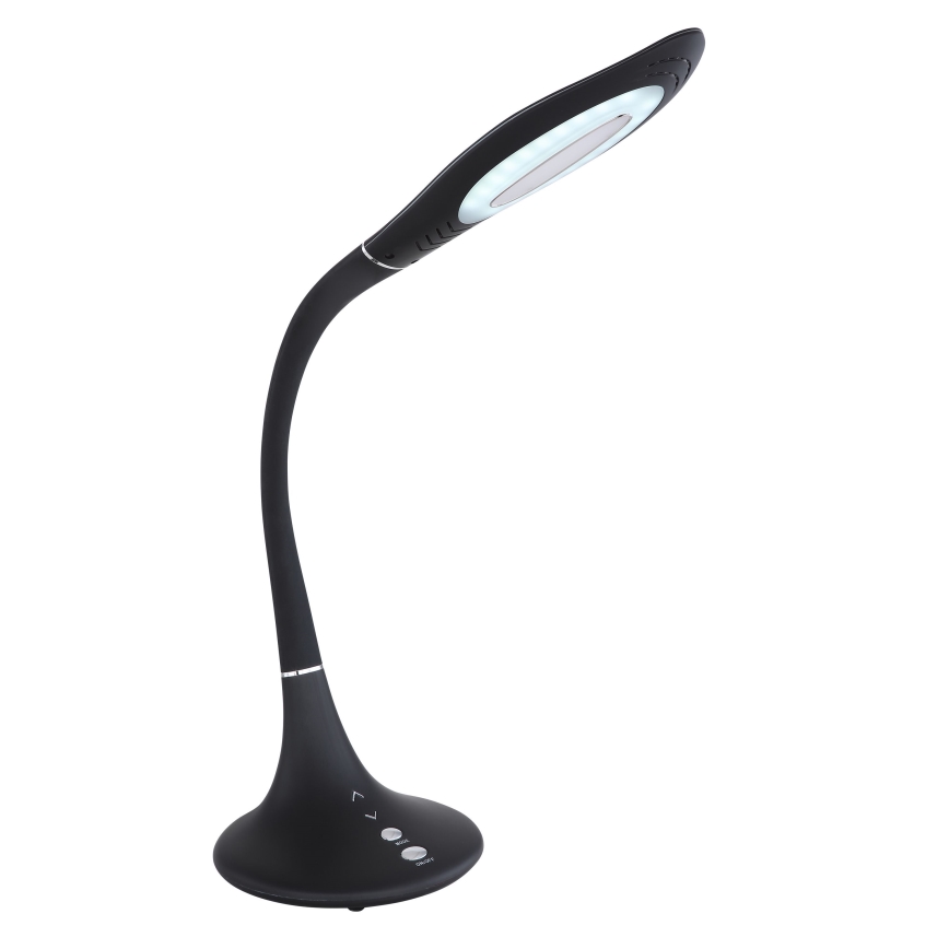 Globo - LED regulējama pieskāriena elastīga galda lampa LED/9W/230V 3000/4500/6500K melna