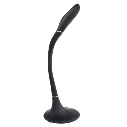 Globo - LED regulējama pieskāriena elastīga galda lampa LED/9W/230V 3000/4500/6500K melna