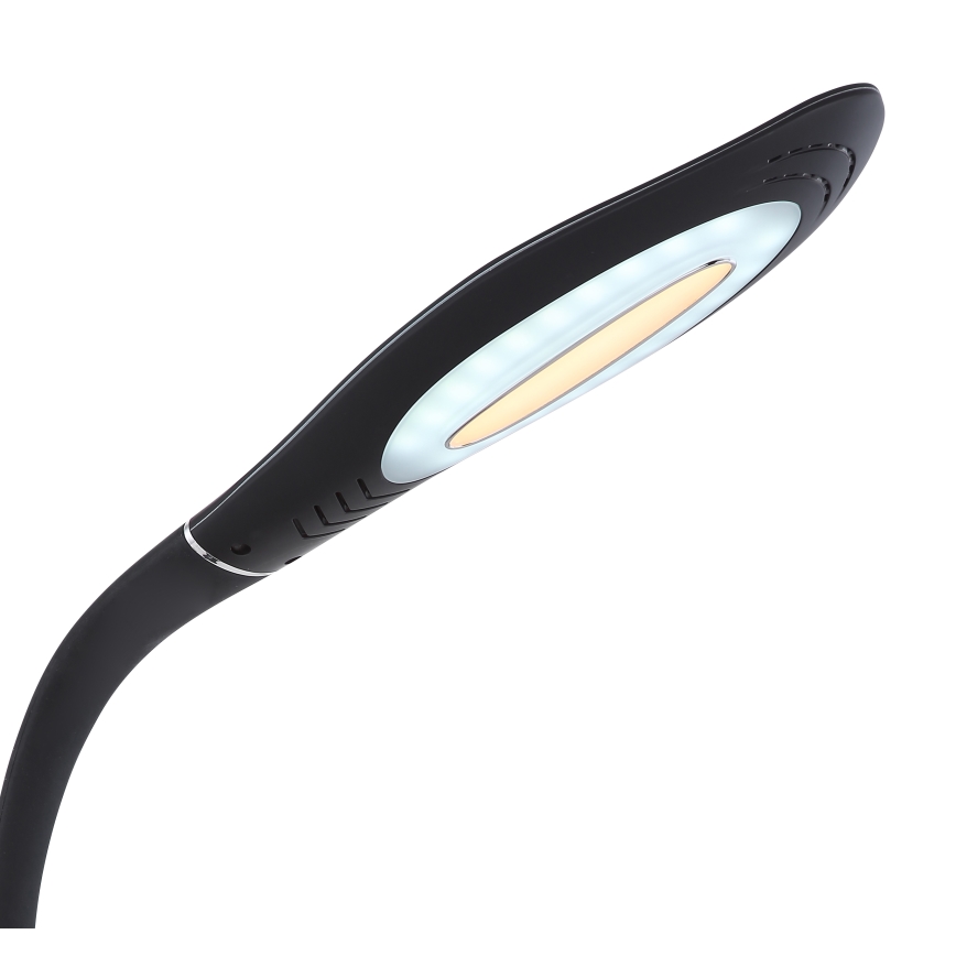 Globo - LED regulējama pieskāriena elastīga galda lampa LED/9W/230V 3000/4500/6500K melna