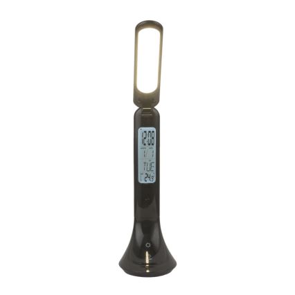 Globo - LED Aptumšojama, lādējama galda lampa ar ekrānu LED/4W/230V 2200 mAh melna