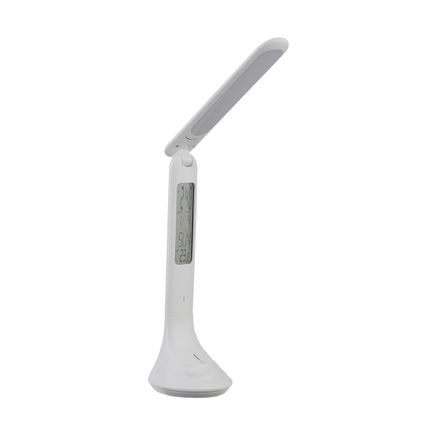 Globo - LED Aptumšojama, lādējama galda lampa ar ekrāns LED/4W/230V 2200 mAh balta