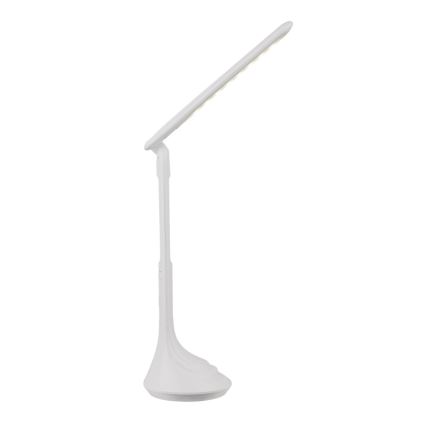 Globo - LED Aptumšojama, lādējama galda lampa ar ekrāns LED/4W/230V 2200 mAh balta