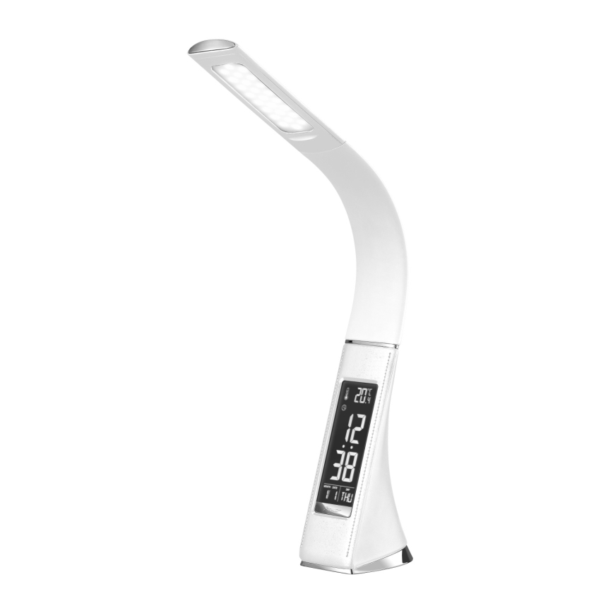 Globo - LED Aptumšojama skārienvadāma galda lampa ar ekrānu LED/6,5W/230V 3000/4500/5800K balta