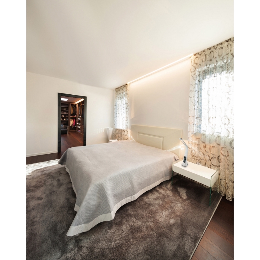 Globo - skārienjutīga, regulējama LED galda lampa ar displeju LED/6,5W/230V 3000/4500/5800K balta