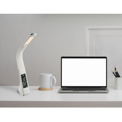 Globo - skārienjutīga, regulējama LED galda lampa ar displeju LED/6,5W/230V 3000/4500/5800K balta