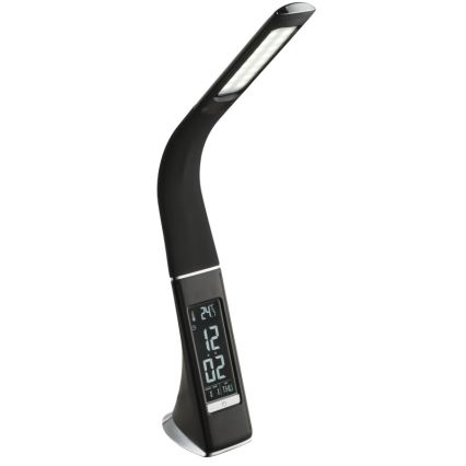 Globo - LED regulējama skārienvadāma galda lampa ar displeju LED/6,5W/230V 3000/4500/5800K melna