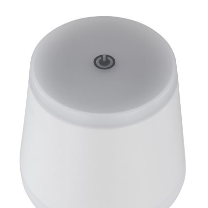 Globo - LED Aptumšojama uzlādējama skārienvadāma galda lampa LED/4,6W/230V 1800 mAh USB IP54 balta