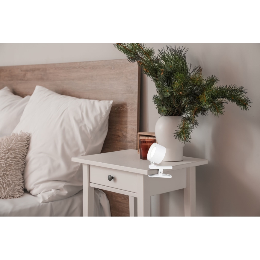 Globo - LED Aptumšojama skārienvadāma galda lampa 4in1 LED/4W/5V 3000/4000/5000K 1200 mAh balta