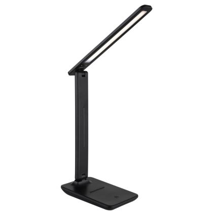 Globo - LED uzlīmes pieskāriena regulējama uzlādes galda lampa LED/5W/5V 2700/4000/6500K 1800 mAh melna