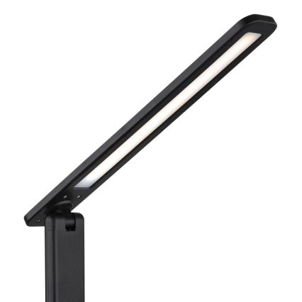 Globo - LED uzlīmes pieskāriena regulējama uzlādes galda lampa LED/5W/5V 2700/4000/6500K 1800 mAh melna