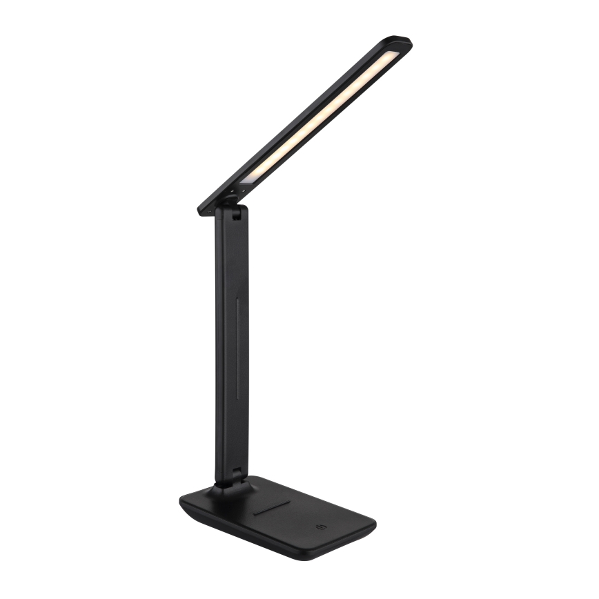 Globo - LED uzlīmes pieskāriena regulējama uzlādes galda lampa LED/5W/5V 2700/4000/6500K 1800 mAh melna