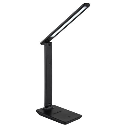 Globo - LED uzlīmes pieskāriena regulējama uzlādes galda lampa LED/5W/5V 2700/4000/6500K 1800 mAh melna