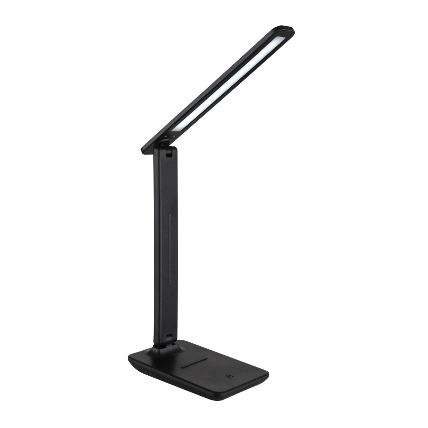 Globo - LED uzlīmes pieskāriena regulējama uzlādes galda lampa LED/5W/5V 2700/4000/6500K 1800 mAh melna