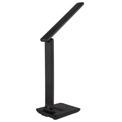 Globo - LED uzlīmes pieskāriena regulējama uzlādes galda lampa LED/5W/5V 2700/4000/6500K 1800 mAh melna