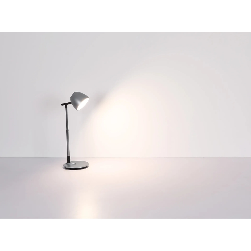 Globo - LED Aptumšojama skārienvadāma galda lampa LED/7,5W/230V 3000K/4000K/6500K pelēka