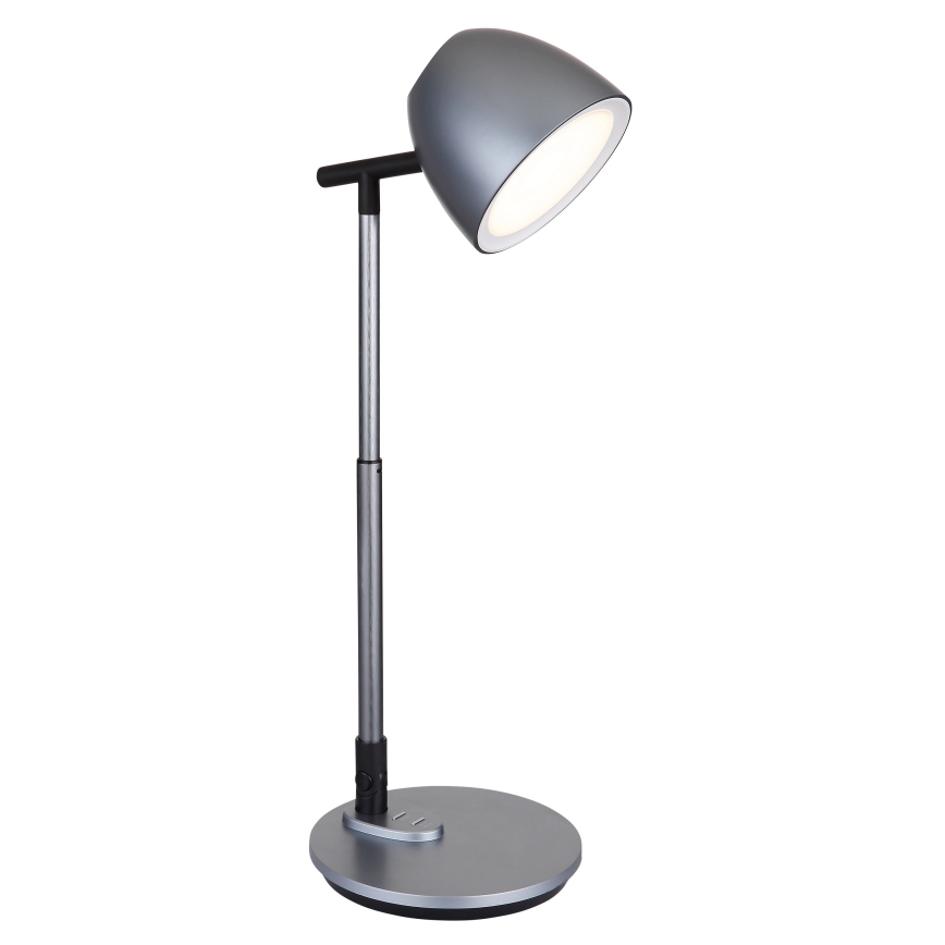 Globo - LED Aptumšojama skārienvadāma galda lampa LED/7,5W/230V 3000K/4000K/6500K pelēka
