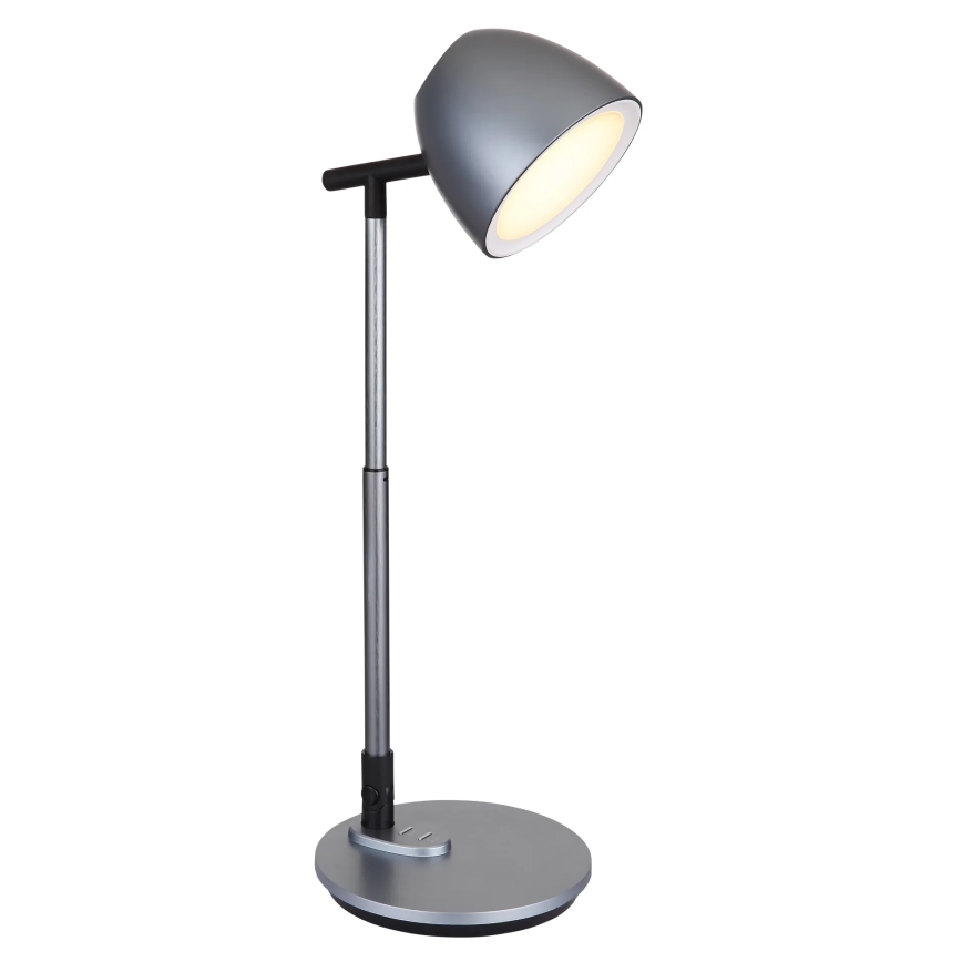 Globo - LED Aptumšojama skārienvadāma galda lampa LED/7,5W/230V 3000K/4000K/6500K pelēka