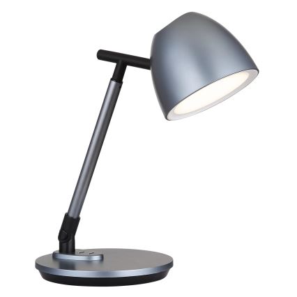 Globo - LED Aptumšojama skārienvadāma galda lampa LED/7,5W/230V 3000K/4000K/6500K pelēka