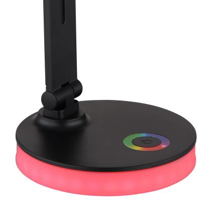 Globo - LED RGBW Aptumšojama skārienvadāma galda lampa LED/5W/230V + LED/2W 2700K/4000K/6500K melna
