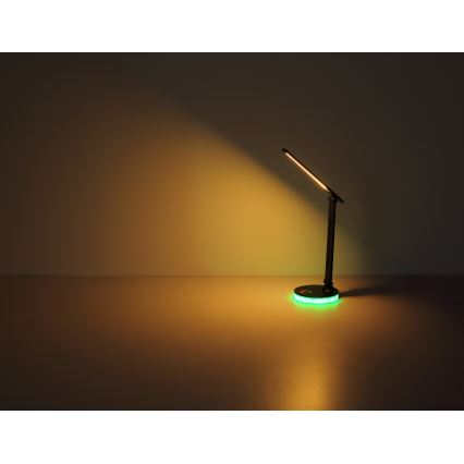 Globo - LED RGBW Aptumšojama skārienvadāma galda lampa LED/5W/230V + LED/2W 2700K/4000K/6500K balta