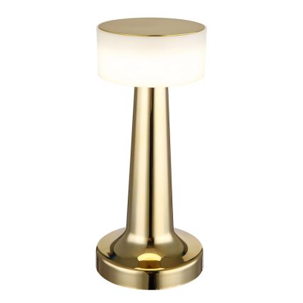 Globo - LED Aptumšojama skārienvadāma galda lampa LED/1W/3,7V 2700K/4000K/6500K 800 mAh USB zelta