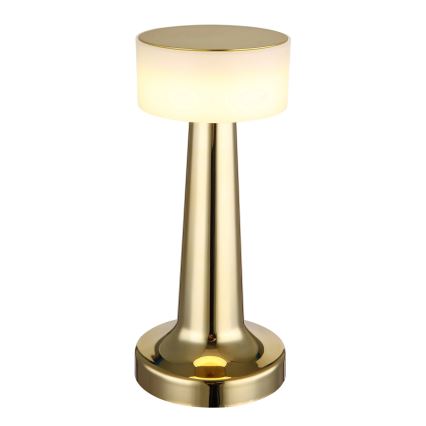 Globo - LED Aptumšojama skārienvadāma galda lampa LED/1W/3,7V 2700K/4000K/6500K 800 mAh USB zelta