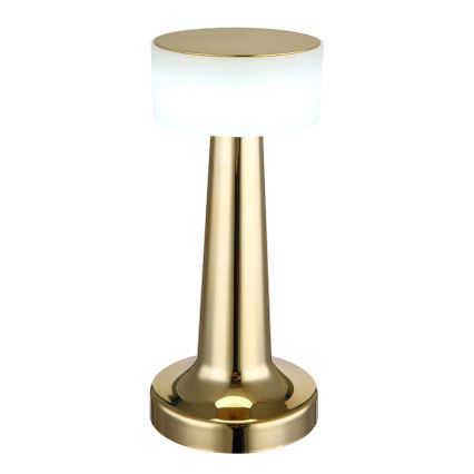 Globo - LED Aptumšojama skārienvadāma galda lampa LED/1W/3,7V 2700K/4000K/6500K 800 mAh USB zelta