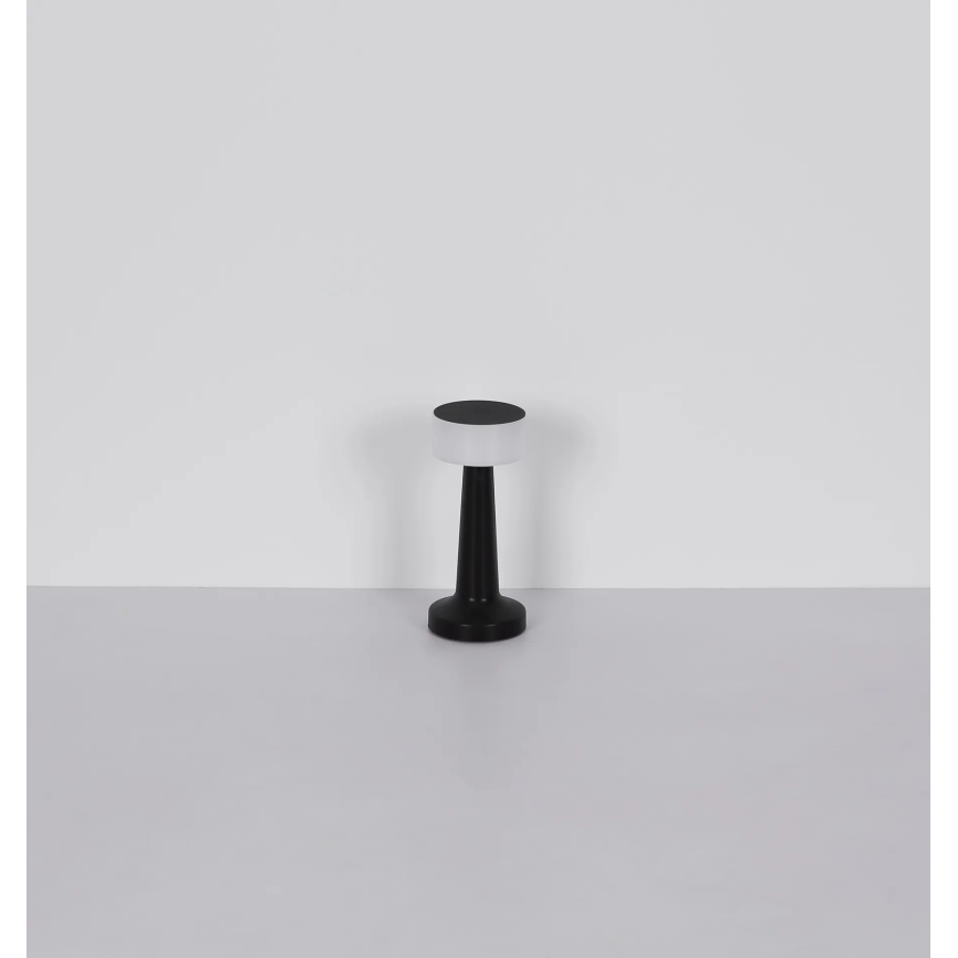 Globo - LED Aptumšojama skārienvadāma galda lampa LED/1W/3,7V 2700K/4000K/6500K 800 mAh USB melna