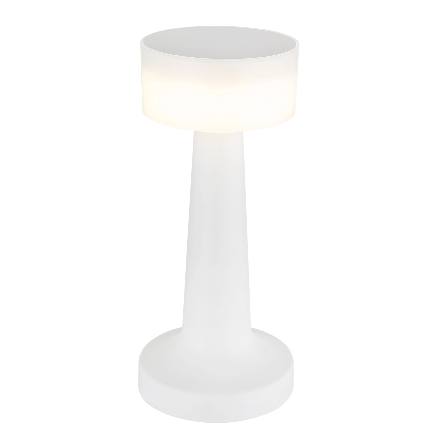 Globo - LED Aptumšojama skārienvadāma galda lampa LED/1W/3,7V 2700K/4000K/6500K 800 mAh USB balta