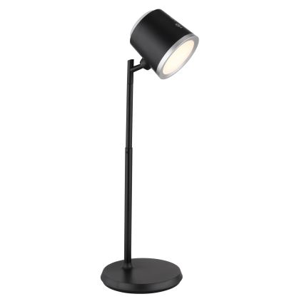 Globo - LED Aptumšojama skārienvadāma galda lampa 4in1 LED/6W/3,7V 3000K/4000K/6500K 1500 mAh USB melna