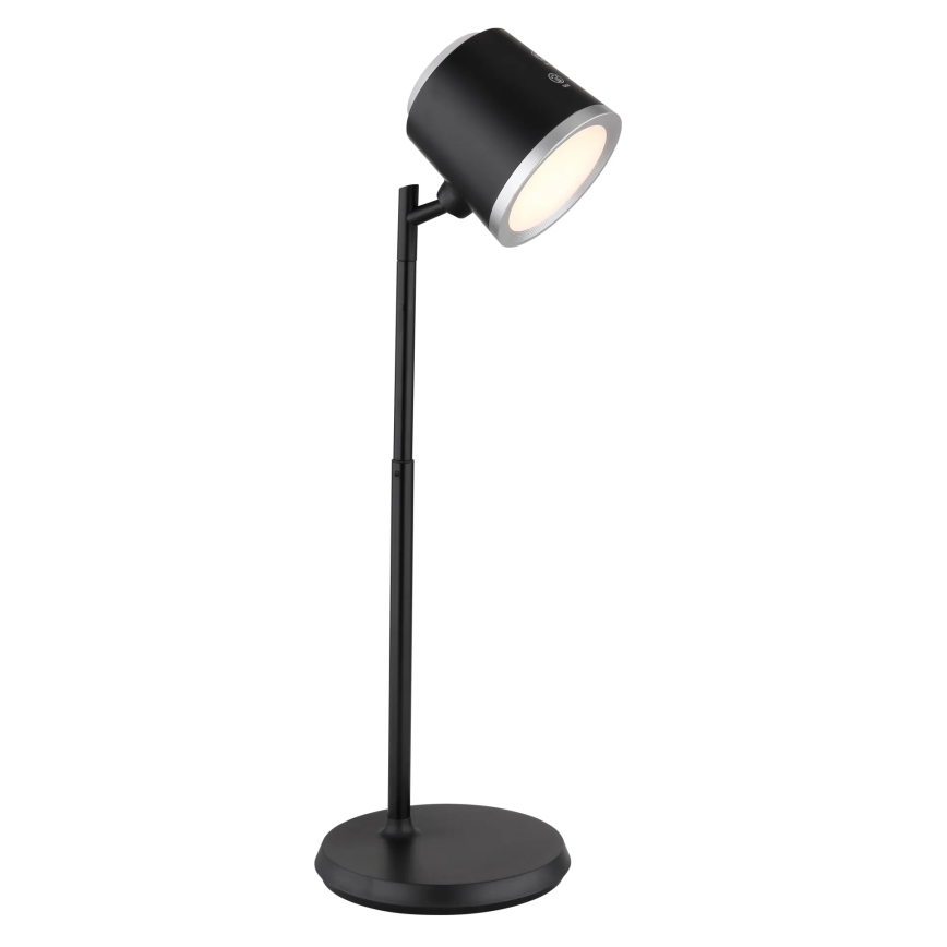 Globo - LED Aptumšojama skārienvadāma galda lampa 4in1 LED/6W/3,7V 3000K/4000K/6500K 1500 mAh USB melna