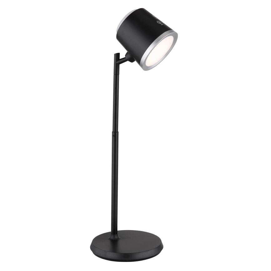 Globo - LED regulējama pieskāriena galda lampa 4in1 LED/6W/3,7V 3000K/4000K/6500K 1500 mAh USB melna