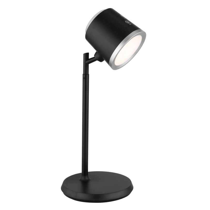 Globo - LED regulējama pieskāriena galda lampa 4in1 LED/6W/3,7V 3000K/4000K/6500K 1500 mAh USB melna