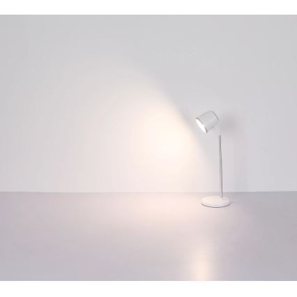 Globo - LED Aptumšojama skārienvadāma galda lampa 4in1 LED/6W/3,7V 3000K/4000K/6500K 1500 mAh USB balta