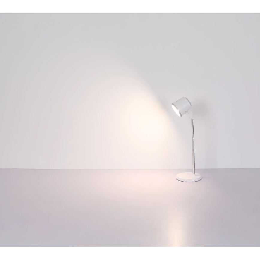 Globo - LED Aptumšojama skārienvadāma galda lampa 4in1 LED/6W/3,7V 3000K/4000K/6500K 1500 mAh USB balta