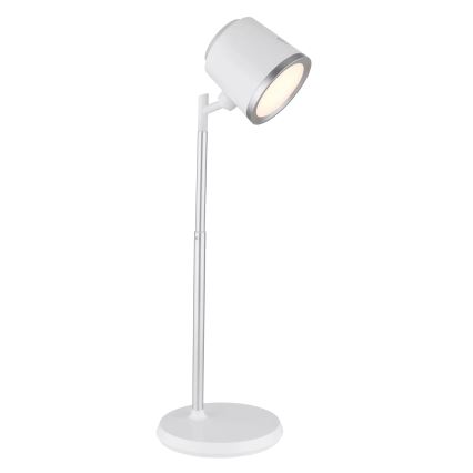 Globo - LED Aptumšojama skārienvadāma galda lampa 4in1 LED/6W/3,7V 3000K/4000K/6500K 1500 mAh USB balta