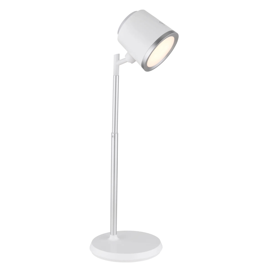 Globo - LED Aptumšojama skārienvadāma galda lampa 4in1 LED/6W/3,7V 3000K/4000K/6500K 1500 mAh USB balta