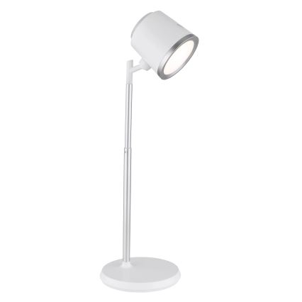 Globo - LED Aptumšojama skārienvadāma galda lampa 4in1 LED/6W/3,7V 3000K/4000K/6500K 1500 mAh USB balta