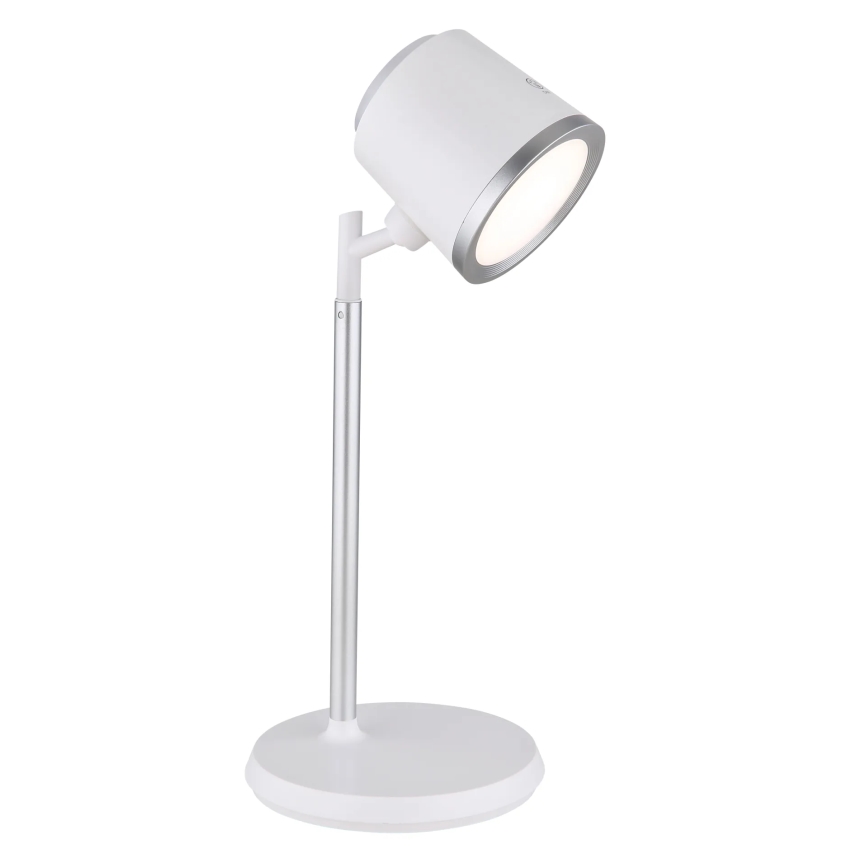 Globo - LED Aptumšojama skārienvadāma galda lampa 4in1 LED/6W/3,7V 3000K/4000K/6500K 1500 mAh USB balta