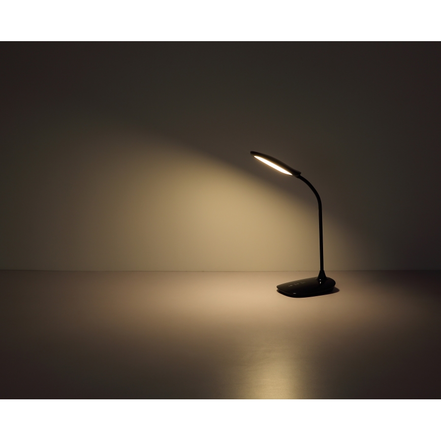 Globo - LED Aptumšojama skārienvadāma galda lampa LED/9W/230V 3000K/4000K/6500K CRI 90 melna