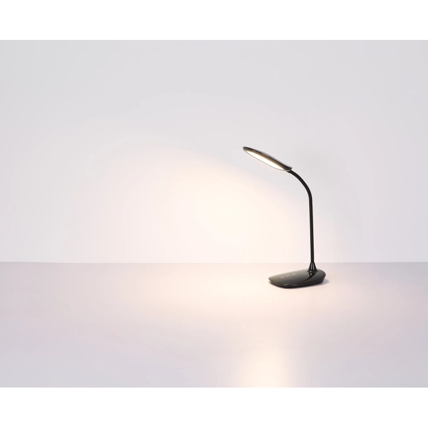 Globo - LED Aptumšojama skārienvadāma galda lampa LED/9W/230V 3000K/4000K/6500K CRI 90 melna