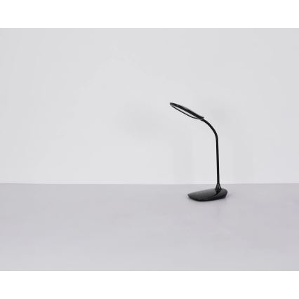 Globo - LED Aptumšojama skārienvadāma galda lampa LED/9W/230V 3000K/4000K/6500K CRI 90 melna
