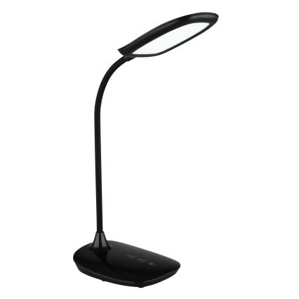Globo - LED Aptumšojama skārienvadāma galda lampa LED/9W/230V 3000K/4000K/6500K CRI 90 melna