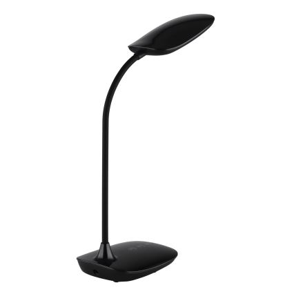 Globo - LED Aptumšojama skārienvadāma galda lampa LED/9W/230V 3000K/4000K/6500K CRI 90 melna