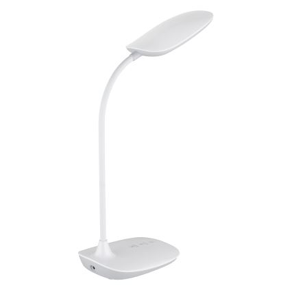 Globo - LED Aptumšojama skārienvadāma galda lampa LED/9W/230V 3000K/4000K/6500K CRI 90 balta