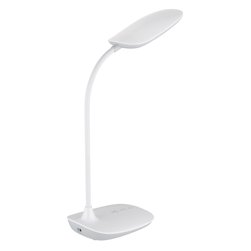Globo - LED Aptumšojama skārienvadāma galda lampa LED/9W/230V 3000K/4000K/6500K CRI 90 balta