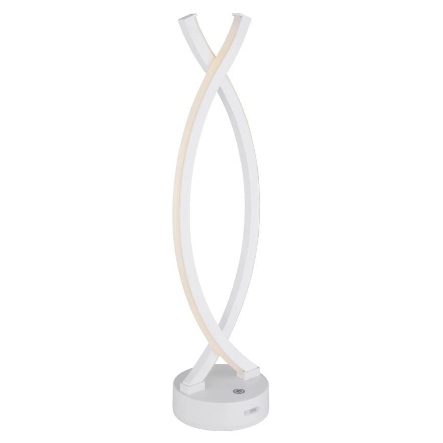 Globo - LED regulējama pieskāriena galda lampa LED/1W/3,7V 3000K 1800 mAh USB balta
